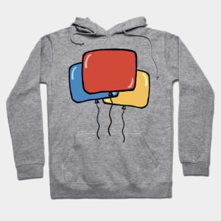 Square unique balloon Hoodie